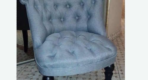 Обшивка стула на дому. Мичуринский проспект