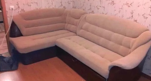 Перетяжка углового дивана. Мичуринский проспект